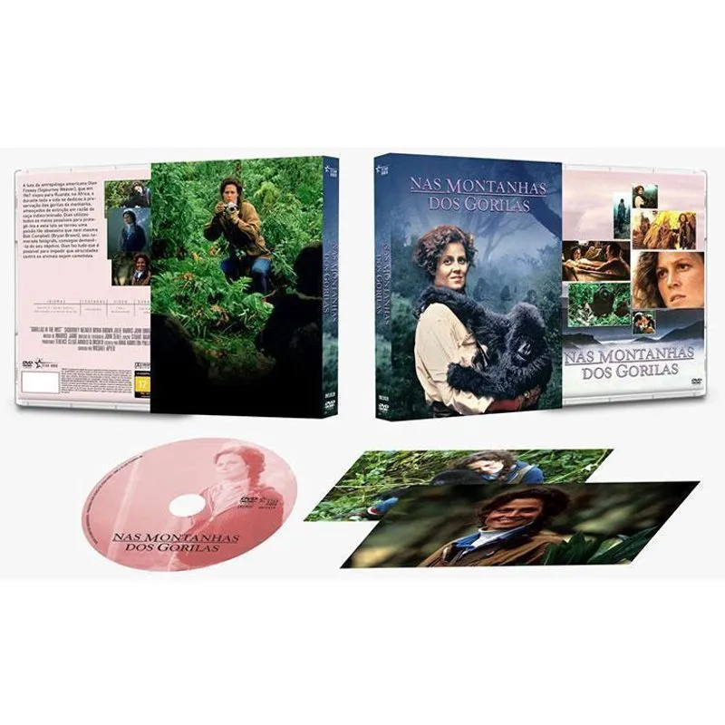 Dvd Nas Montanhas Dos Gorilas - Ed. Limitada Com Luva + Cards