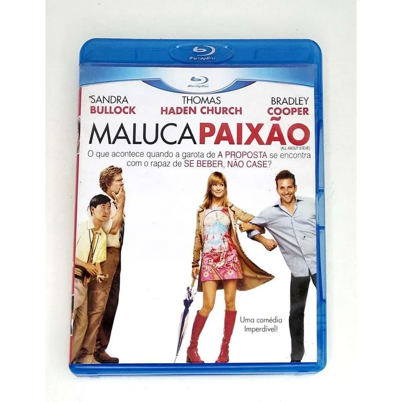 Blu Ray Maluca Paixão - Sandra Bullock - Bradley Cooper
