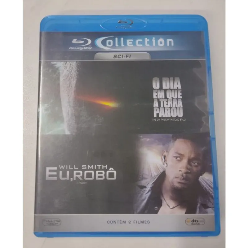O dia em que a terra parou e eu robo bluray original lacrado