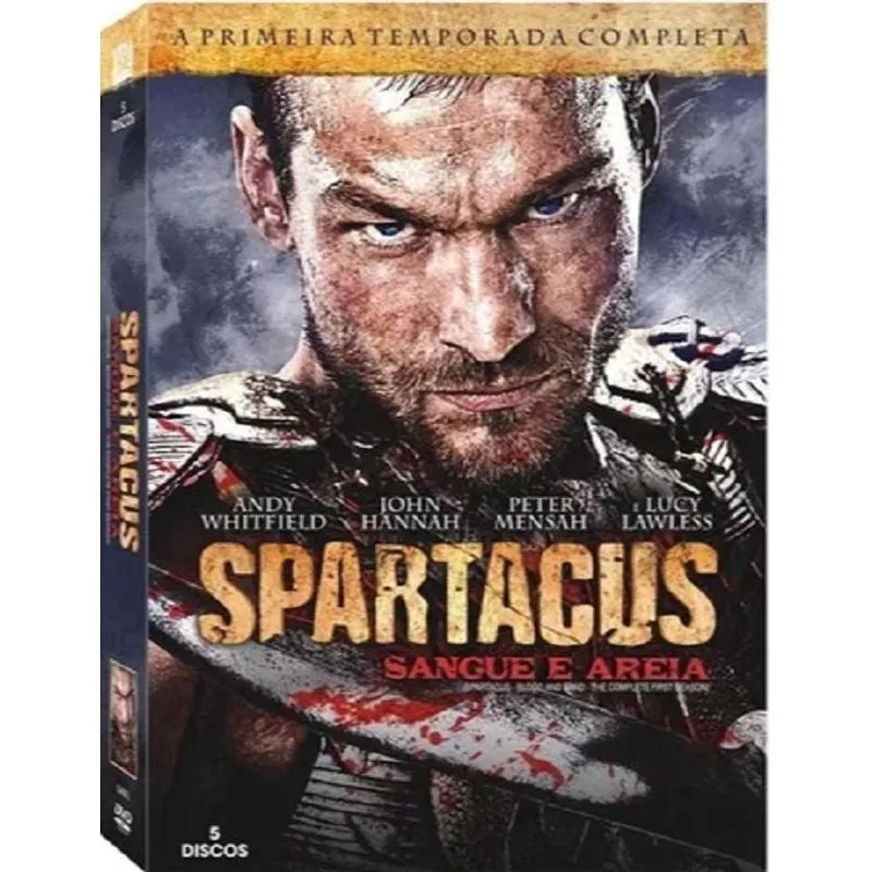 Box Spartacus Sangue E Areia 1ª Temporada Completa 5 Dvds
