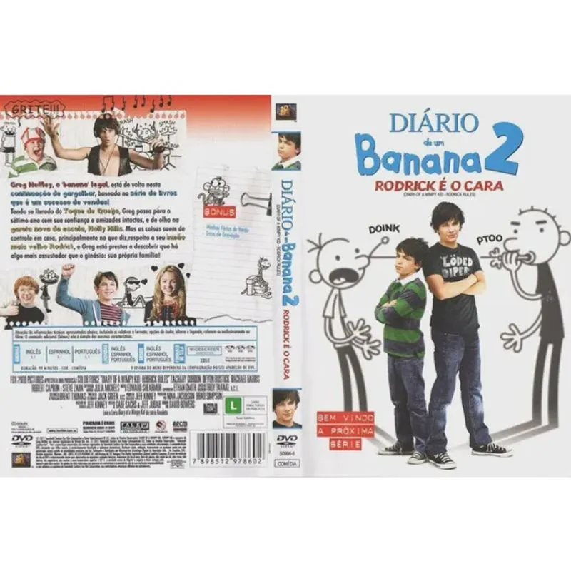 Diario de um banana 2 dvd original lacrado
