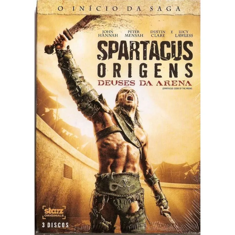 Dvd Spartacus Origens - Deuses Da Arena