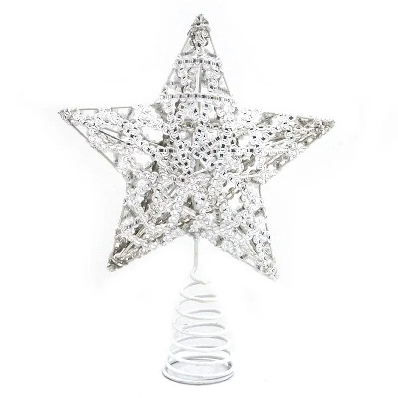 Ponteira De Árvore De Natal 25cm Branca - Snowland