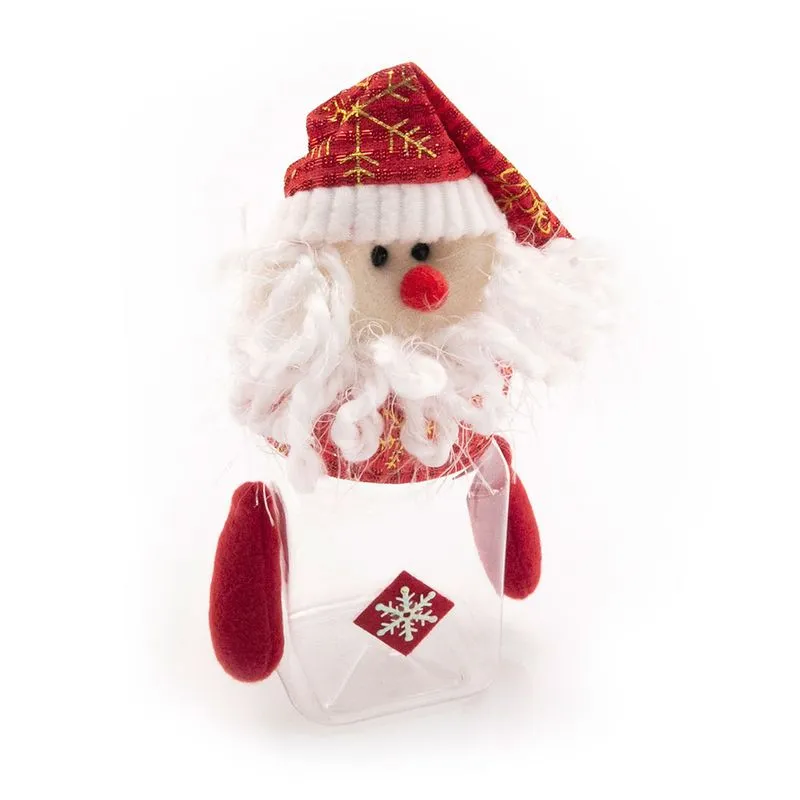 Pote De Plástico Papai Noel - Snowland