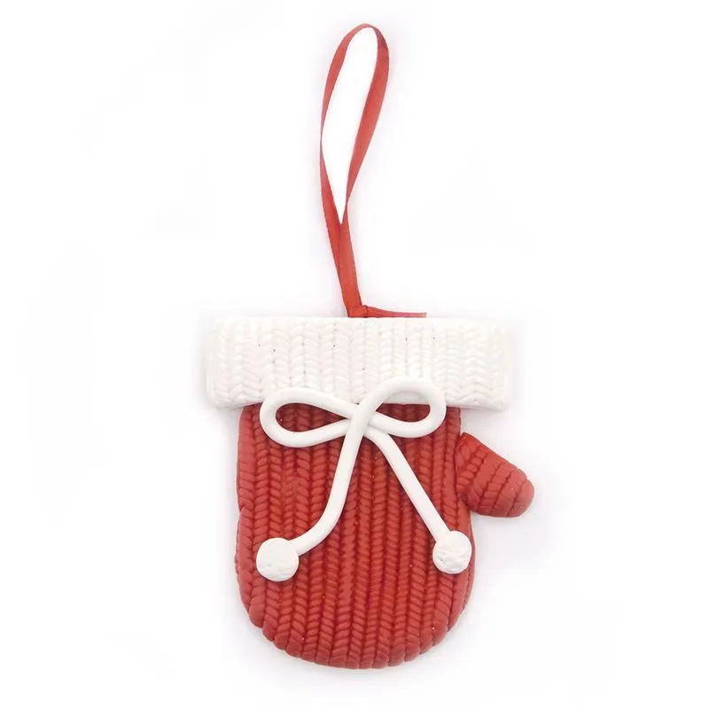 Enfeite De Natal Luva Natalina 7,5cm - Snowland