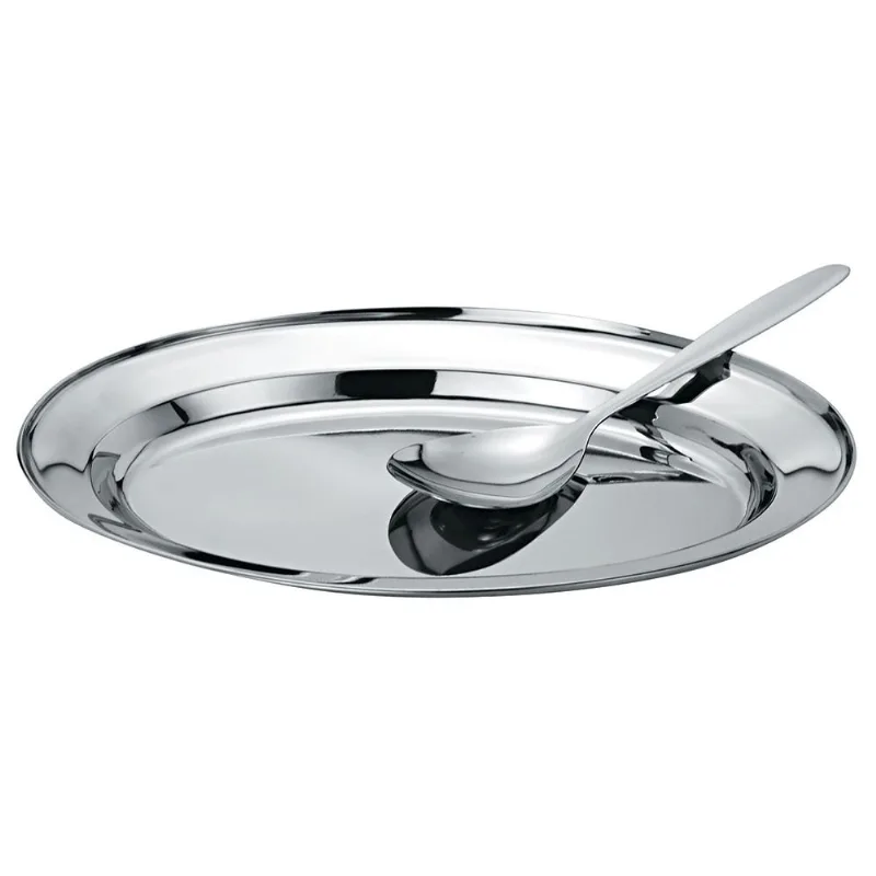 Conjunto Para Arroz Em Aço Inox 2 Peças Ubatuba