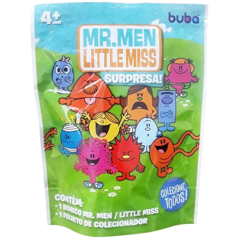 PACK FIGURA SURPRESA MR MEN E LITTLE MISS BUBA