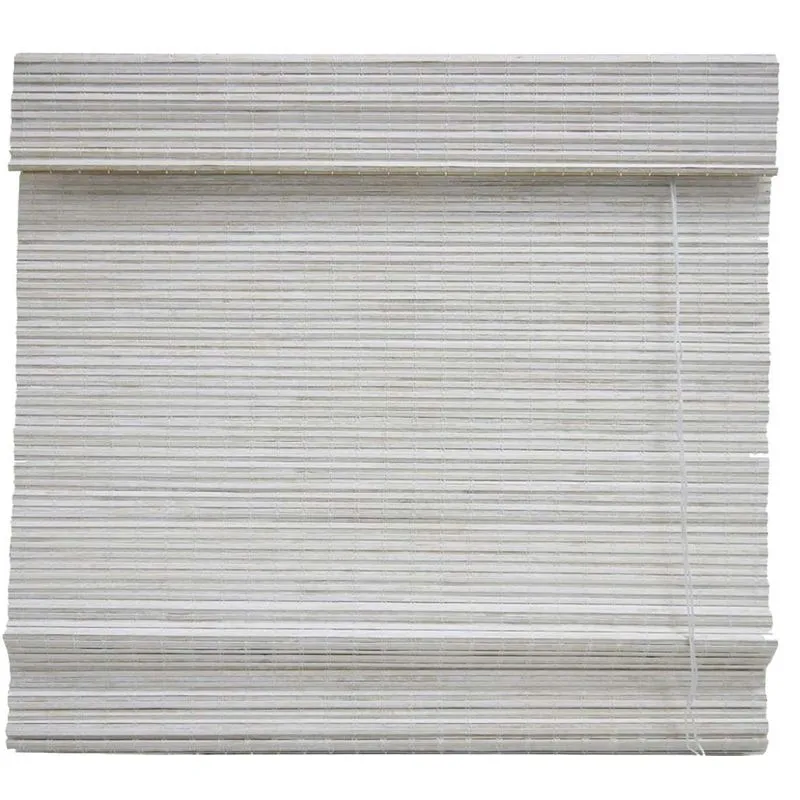 Persiana Top Flex Romana Bambu Block 120x220cm Branca