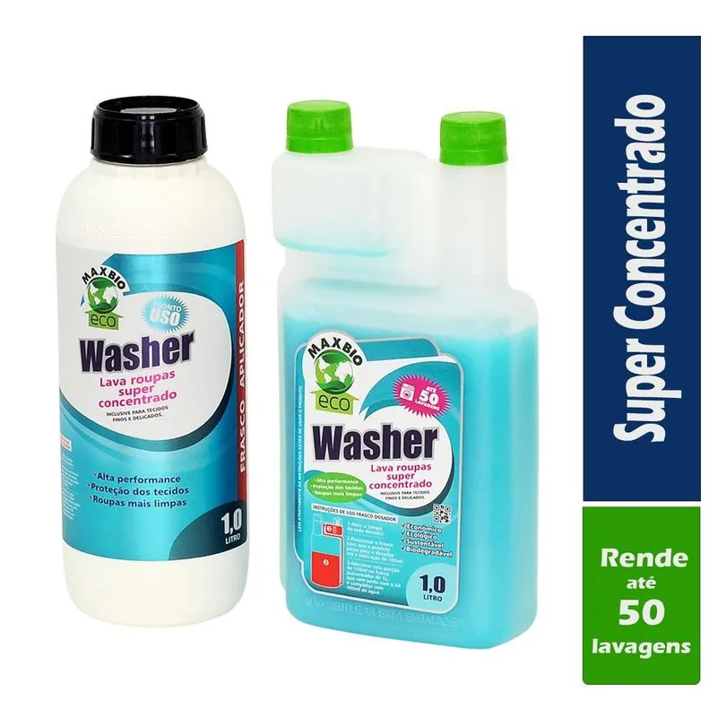 Washer Lava Roupas Super Concentrado Com Refil