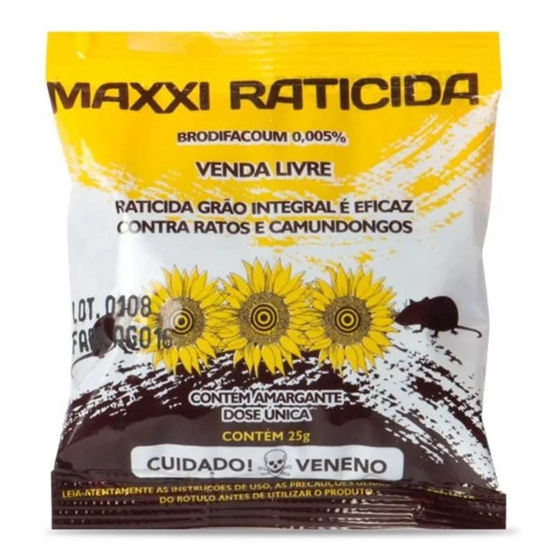Veneno De Rato Camundongo Maxxi Kit 10 Sachês