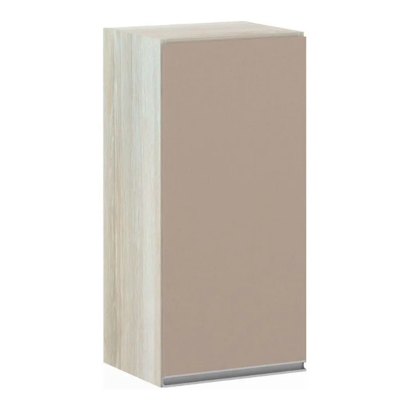 Armário Aéreo 35cm 1 Porta Lis Legno Crema C/Connect
