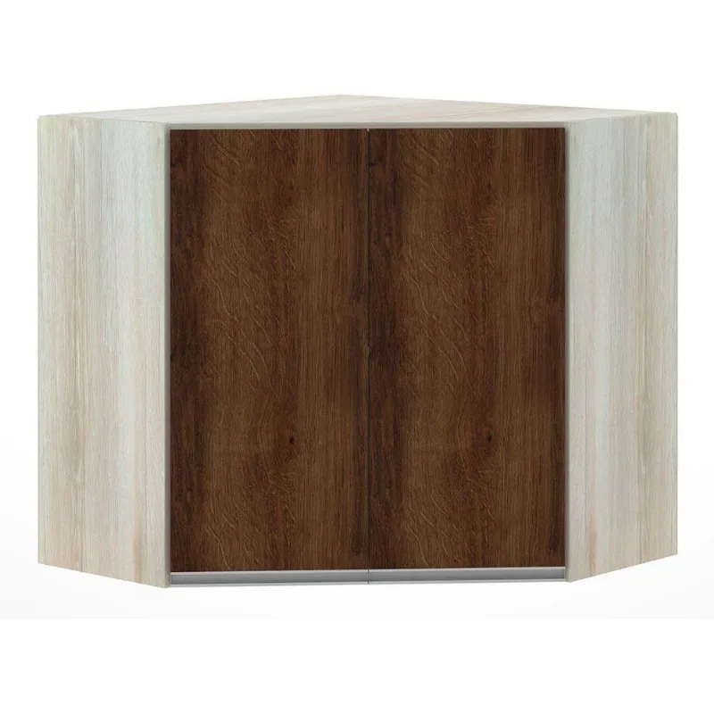 Armário De Canto Diagonal 2 Portas Lis Legno Crema