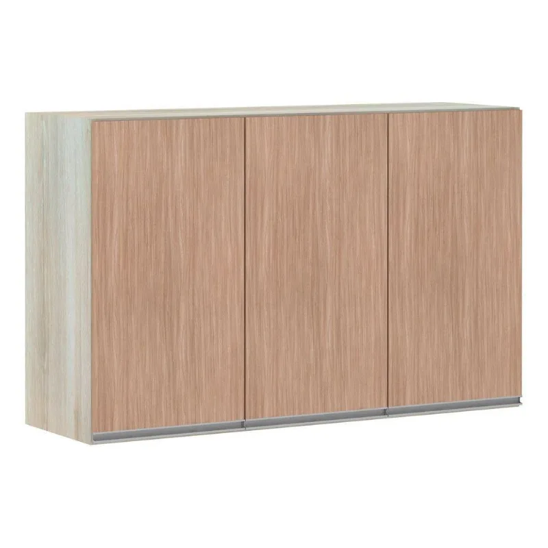 Armário Para Cozinha 120cm 3 Portas Lis Legno Crema C/Cuma