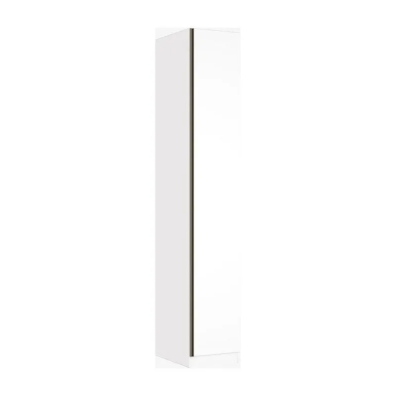 Guarda Roupa Modulado 1 Porta 40cm Branco Ff Com Branco Mat