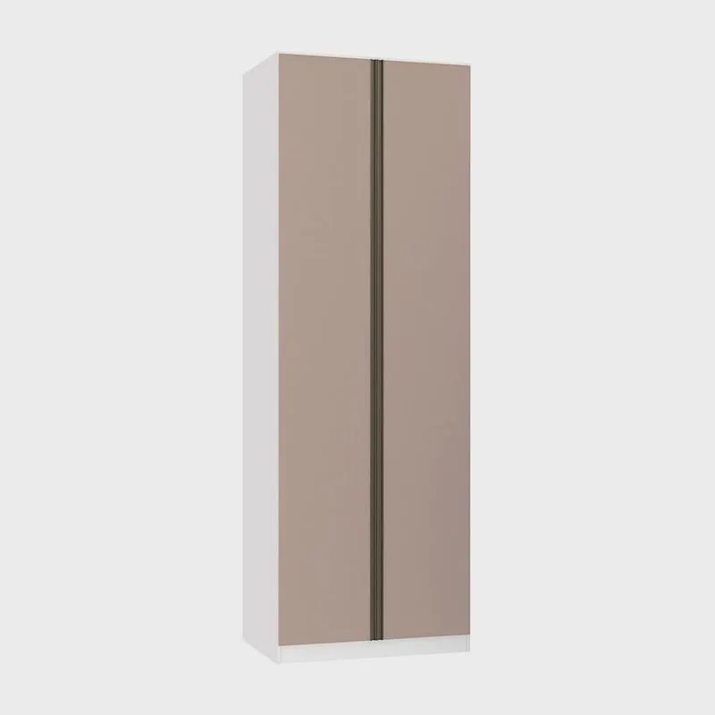 Guarda Roupa Modulado 2 Portas 3 Gavetas 80cm Prime Luciane Móveis