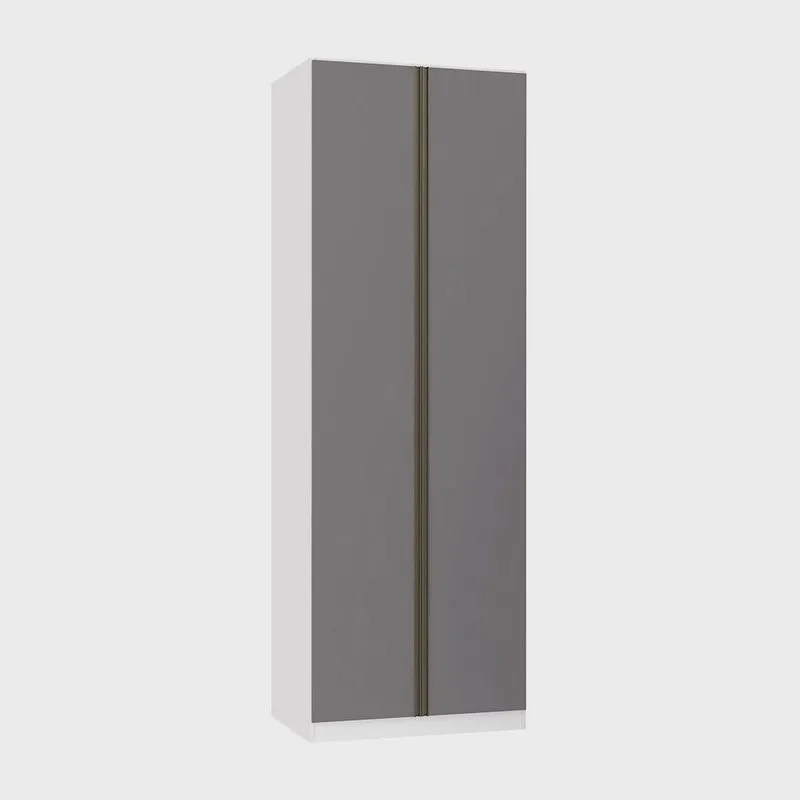 Guarda Roupa Modulado 2 Portas 3 Gavetas 80cm Prime Luciane Móveis