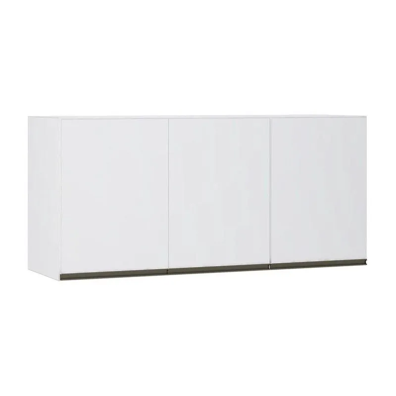 Maleiro Ponte Aérea 3 Portas 145cm Branco C/Branco