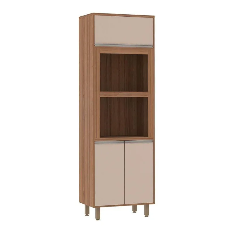 Paneleiro 70cm Duplo Nicho 2pt 1 Porta Basculante 1 Prat