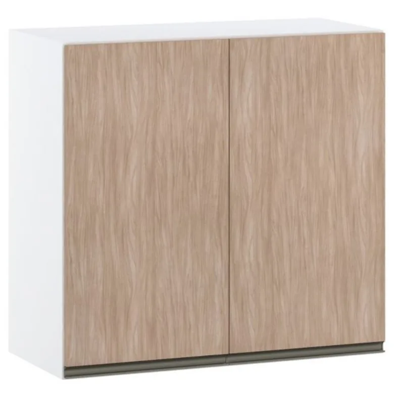 Armário Aéreo 2 Portas Pérola 80cm Luciane Cozinhas Cumaru BP Cumaru