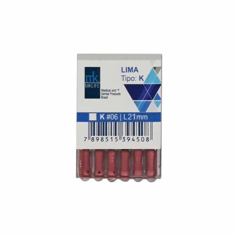 Lima K 21mm Nº 6 Mk Life 6 Unidades