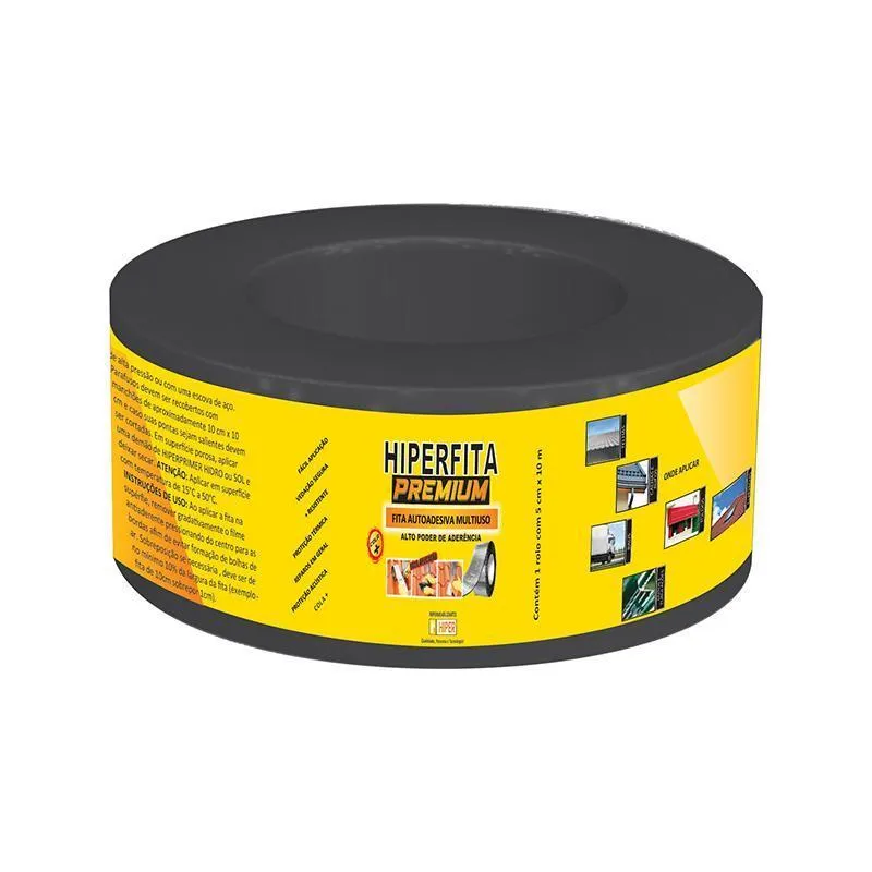 Impermeabilizante Fita 0,05x10m Hiper Alumínio Premium