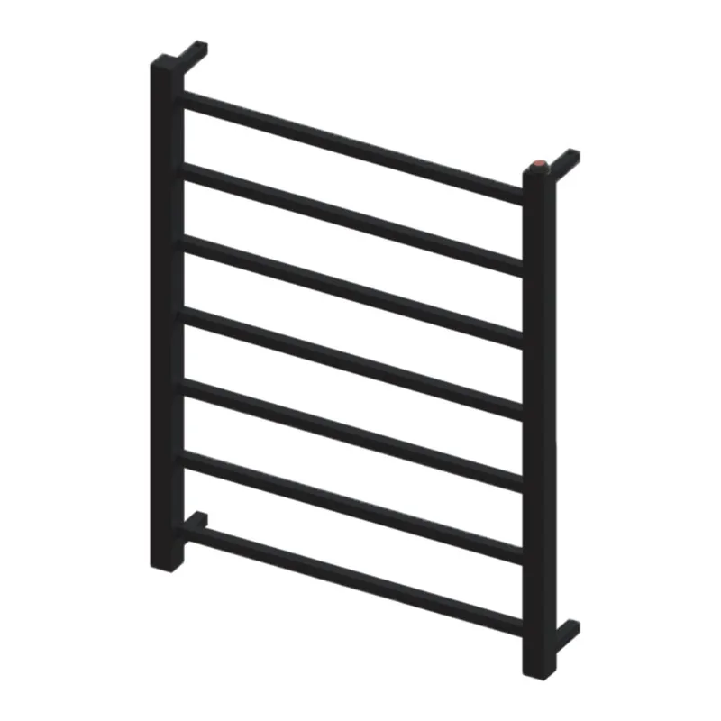 Toalheiro Térmico Quada GD 19TQ03 Preto Fosco - 5121 - Crismoe