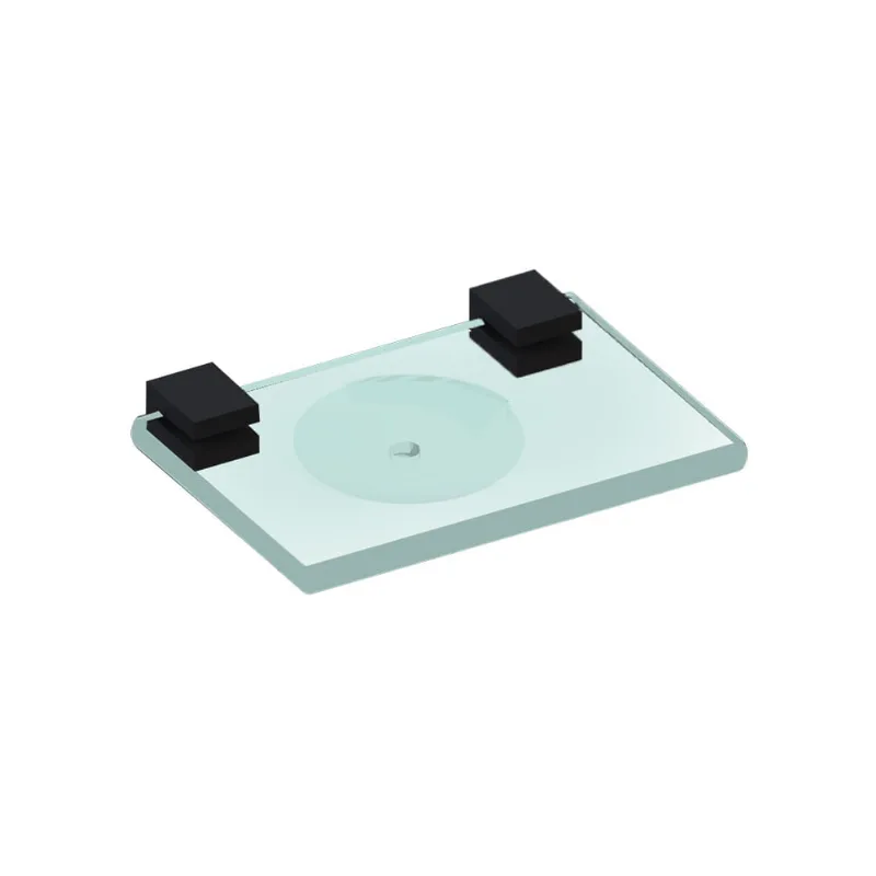 Saboneteira Quada Box 21QD01 Preto Fosco - 6101 - Crismoe