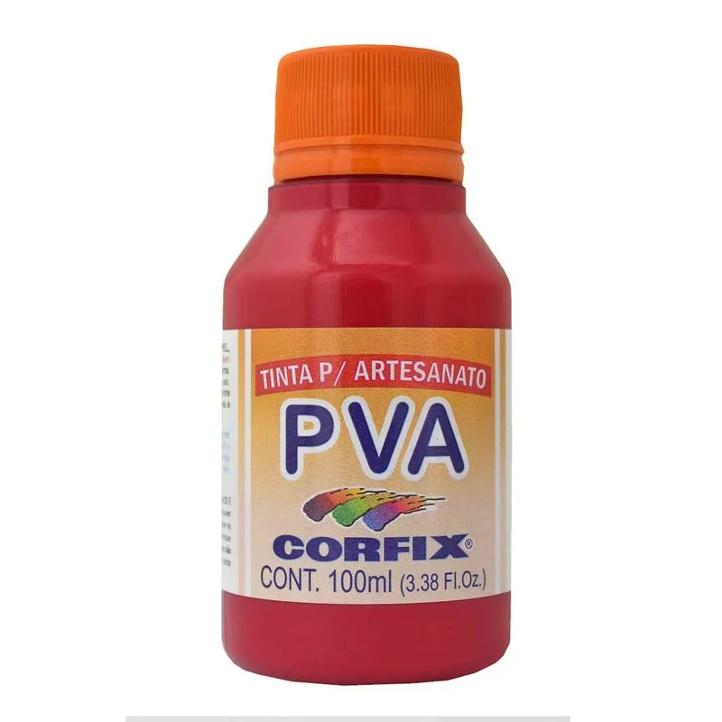 Tinta Pva Fosca Corfix 420 Cereja 100ml