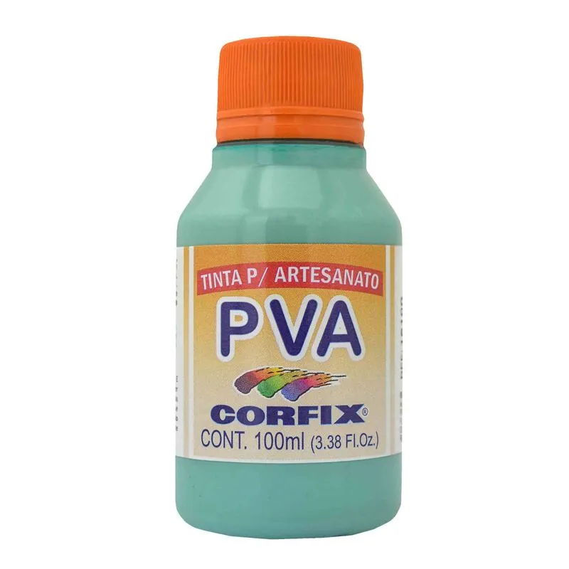 Tinta Pva Fosca Corfix 457 Verde Turquesa 100ml