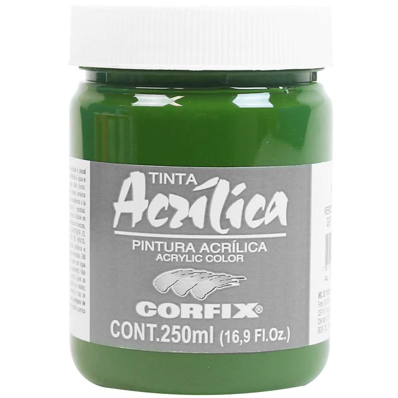 Tinta Acrílica Corfix 250ml G1 111 Verde Oliva
