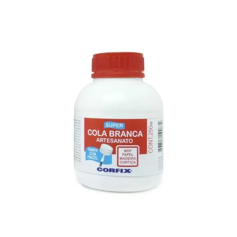Cola Branca Artesanato Corfix - Super Adesiva