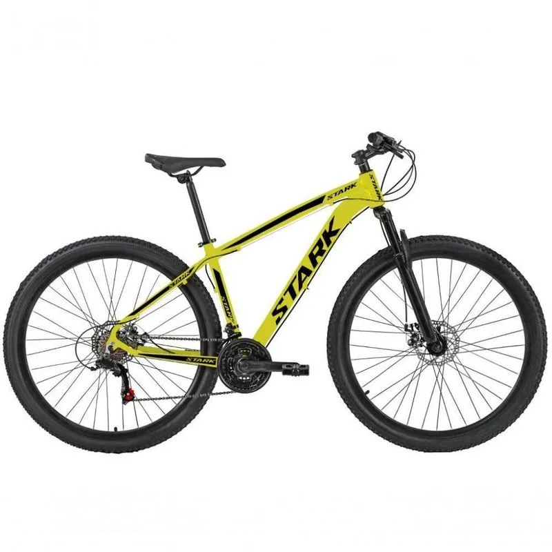 Bicicleta Aro 29 South Stark 24 Marchas Aluminio Freio A Disco - Amarelo - 17 Amarelo
