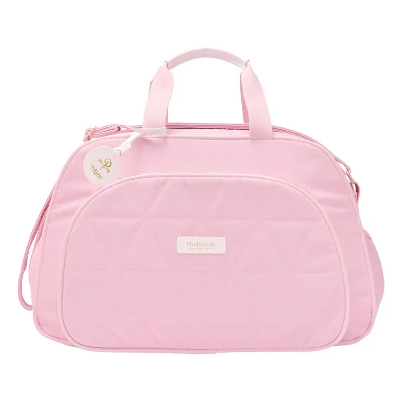 Bolsa Maternidade Grande Pirulitando Conforto Rosa