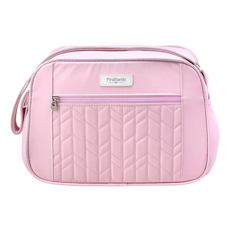 Bolsa Maternidade Pequena Pirulitando Carisma Rosa
