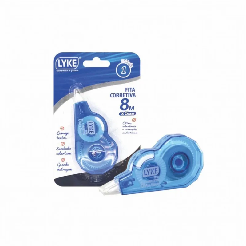 Corretivo Fita Lyke 5mm X 8m Com 24 Unidades