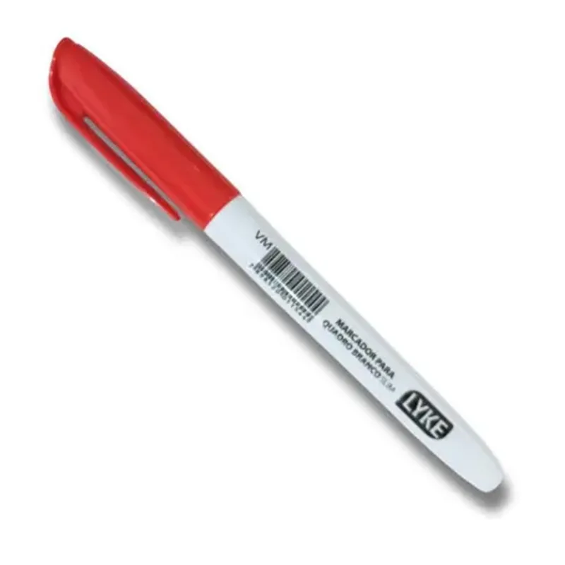 Caneta Marcador Quadro Branco Slim 2mm Vermelho 1und Lyke