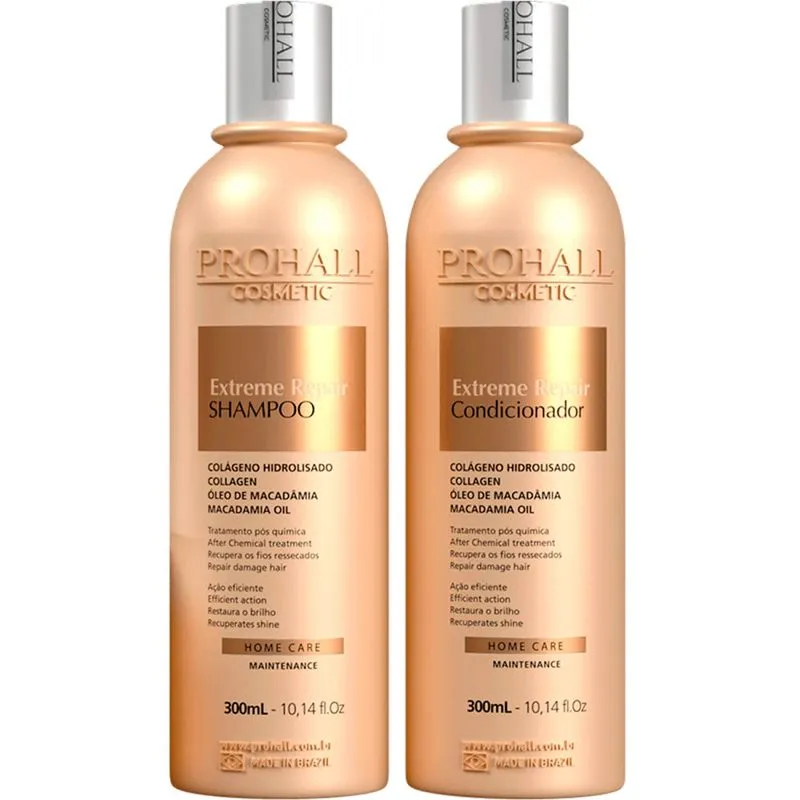 Prohall Extreme Repair - Kit Tratamento Macadâmia Duo (2 Produtos)