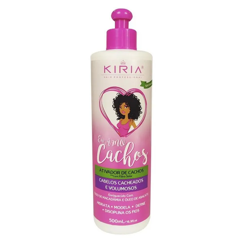 Ativador De Cachos Cabelos Cacheados E Volumosos - 500ml