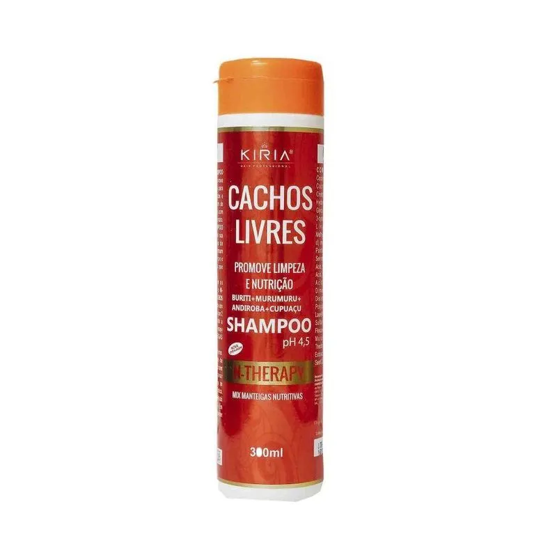 Shampoo Cachos Livres Com Mix De Manteigas Nutritivas - 300ml