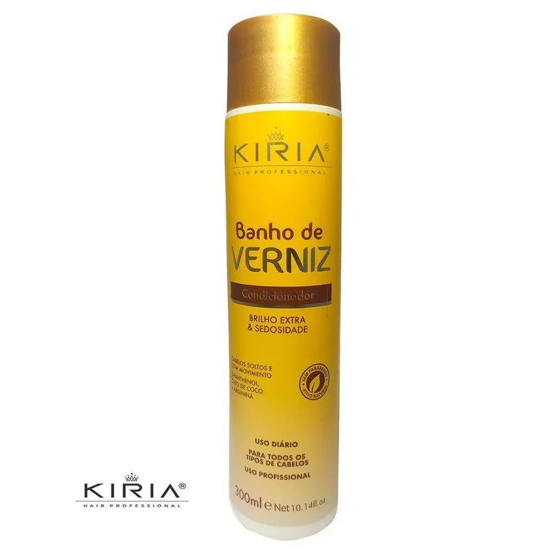 Banho De Verniz Condicionador 300ml - Kiria Hair