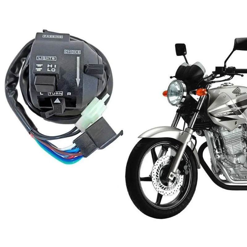 Chave Punho Interruptor De Luz Cbx 250 Twister 2006 Ate 2008