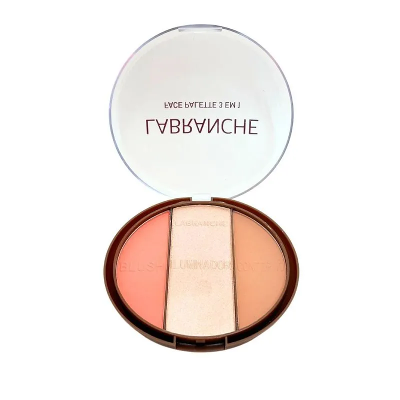 Paleta Trio Blush Iluminador Labranche Contorno Makeup