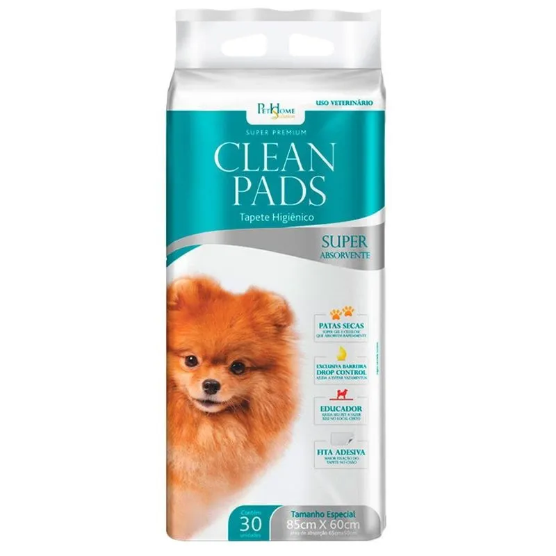 Tapete Higiênico Clean Pads Para Cães São Francisco 30 Unidades (MP)