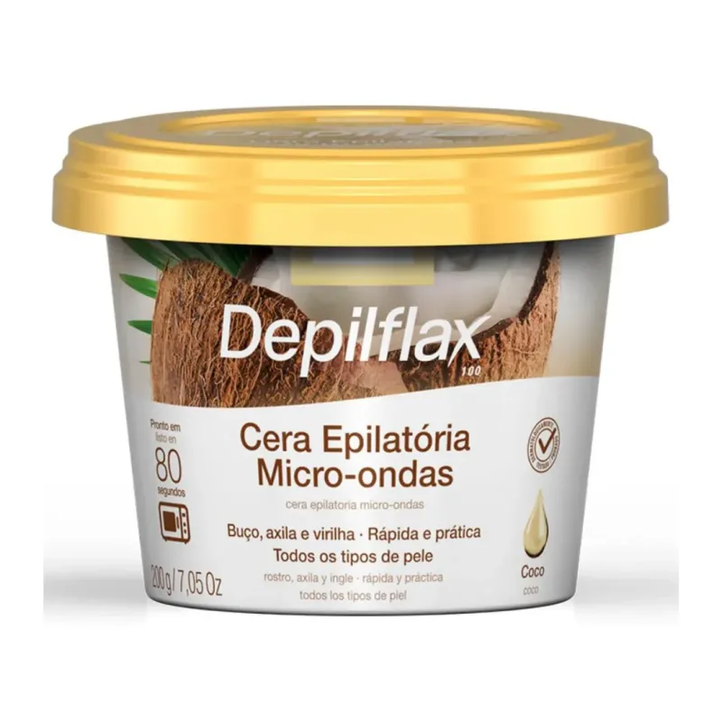 CERA MICROONDAS DEPILFLAX COCO 200G