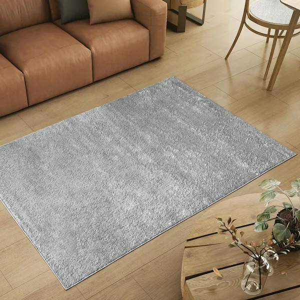 Tapete Comfort 133X200 Cinza - Adomes
