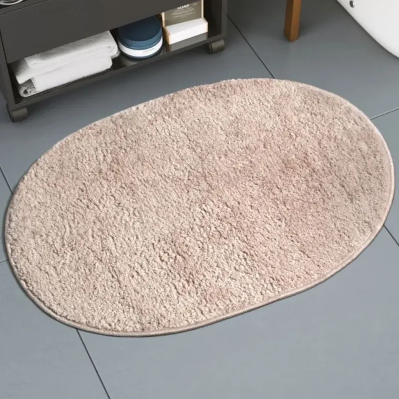 Tapete Comfort Oval 50X75 Nude - Adomes