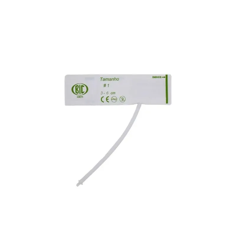 Braçadeira Manguito Vet. N1 (3 A 6 Cm) 1 Via Desc. Bic Vet