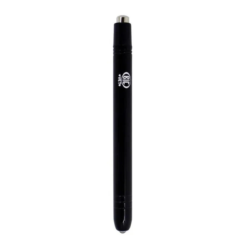 Lanterna Clínica Médica De Bolso Preta Bic Vet Led Light