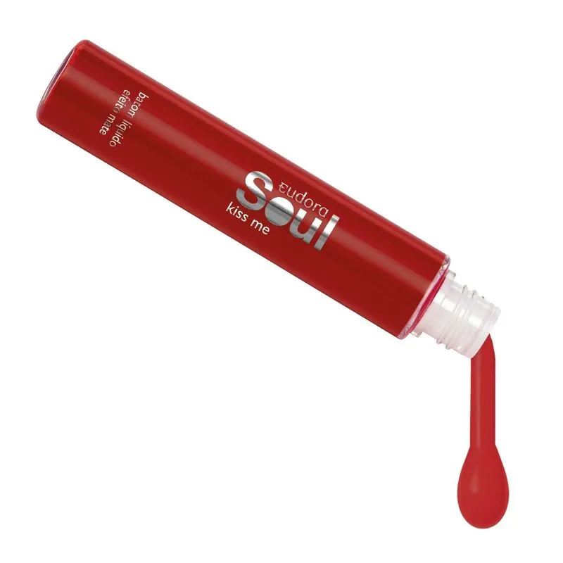 Soul Kiss Me Batom Líquido Efeito Mate Vermelho Intenso