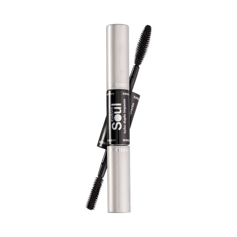 Máscara para Cílios Soul Turbo Duplo Impacto Preto 9ml